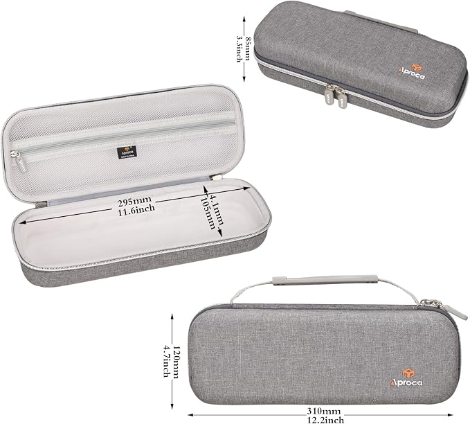 Aproca Grey Portable Hard Storage Case, - Image 6