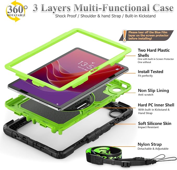 SEYMAC stock Tablet Case for Lenovo Tab M11 11 inch Drop-Proof Protection Cover - Image 7
