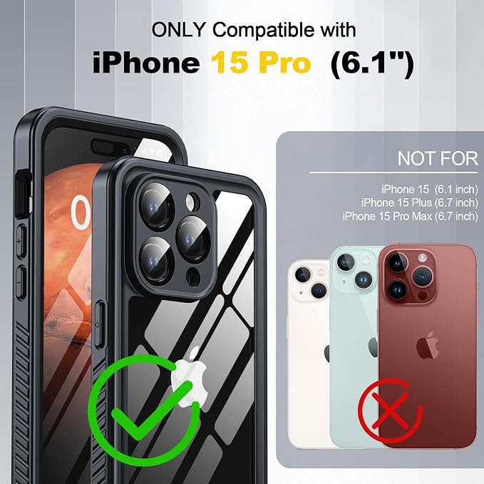 for iPhone 15 Pro Case Waterproof - Image 8