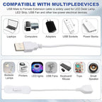 MECCANIXITY USB Cable with ON/Off Toggle Switch, USB Male to Female Extension - Image 4