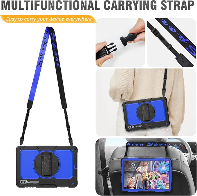 HXCASEAC Case for Samsung Galaxy Tab S7 FE 5G 12.4 inch, Protective - Image 6