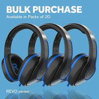 ThinkWrite Technologies REVO TW300, Premium Wired Over-Ear Headphones, Noise - Image 3