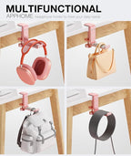 Foldable Headphone Stand and Hook – Aluminum Headset Holder Clamp Mount Under - Image 5