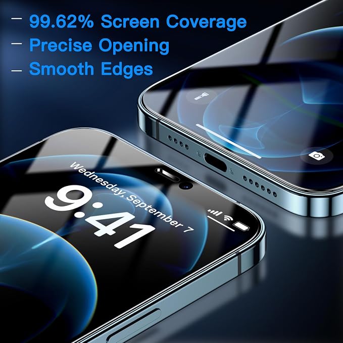 Uyiton Anti-Blue Light for iPhone 12 Pro Max Screen Protector - Image 6