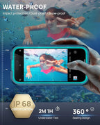 Lanhiem Magnetic for iPhone 16 Pro Case, IP68 Waterproof Dustproof Case - Image 2