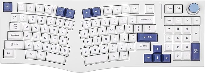 Feker Alice98 Ergonomic 98 Keys Custom Mechanical Keyboard, VIA Programmable by MechLands