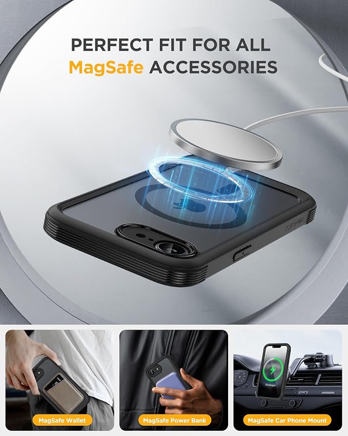 Miracase Magnetic for iPhone 16e Case Full-Body Phone - Image 6