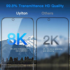 Uyiton Anti-Blue Light for iPhone 14 Plus/iPhone 13 Pro Max Screen Protector - Image 4
