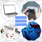 30 Pcs 2.6 * 0.8 Inches Silicone Thermal Pad Reusable CPU Thermal Pad Heat - Image 4