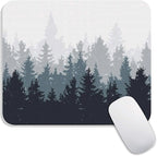 Square Mouse Pad Forest, Personalized Premium-Textured Custom Mouse Mat Design by Armanza