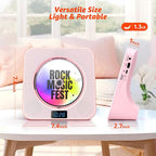 Desktop CD Player with Speakers, ROADOM Bluetooth CD Player with Hi-Fi Stereo - Image 6