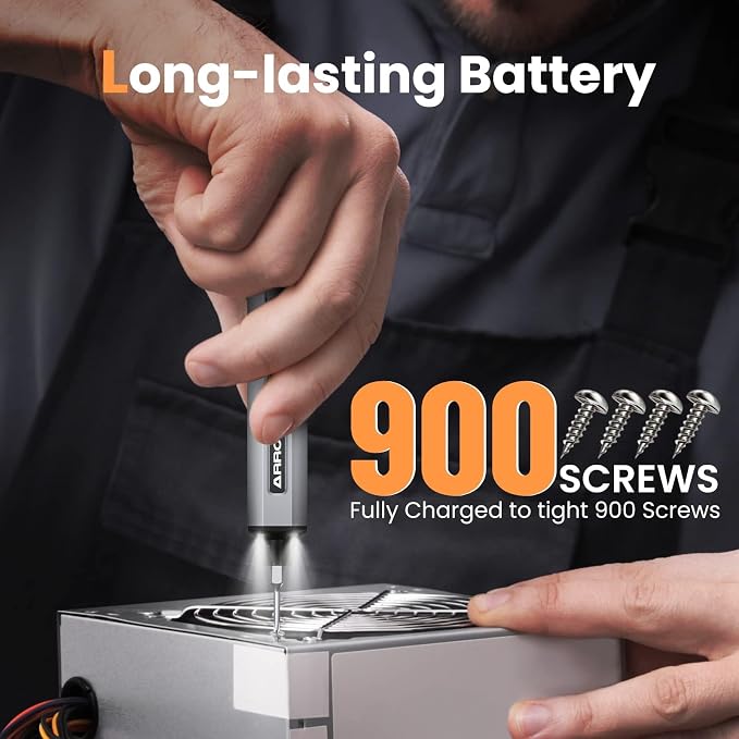 AM ARROWMAX Mini Electric Screwdriver, 4 Torque Settings Precision Screwdriver - Image 6