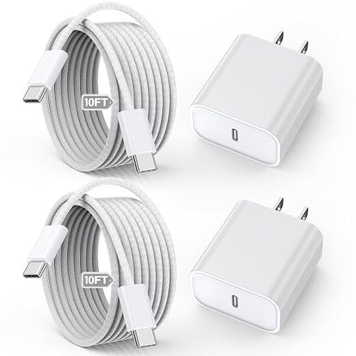 10FT Apple iPhone 16 15 Charger, iPad Pro/Air/Mini by Vagavo