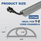Floor Cord Cover for Wires on Floor Self Adhesive Cord Hider Floor Cable - Image 6