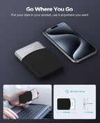 ORICO 2TB External SSD with 2 in 1 USB C Cable, Portable Solid State Drive USB - Image 7