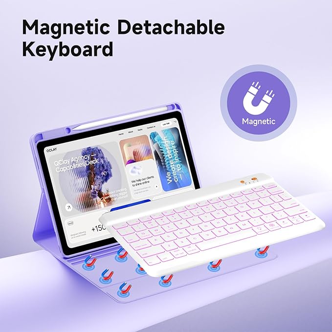 Keyboard Case for iPad 9th/8th/7th Generation 10.2 inch 2021/2020/2019 & ipad - Image 5