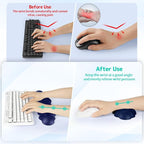 Cloud Wrist Rest Keyboard, Cloud Keyboard Wrist Pad Set - Image 3
