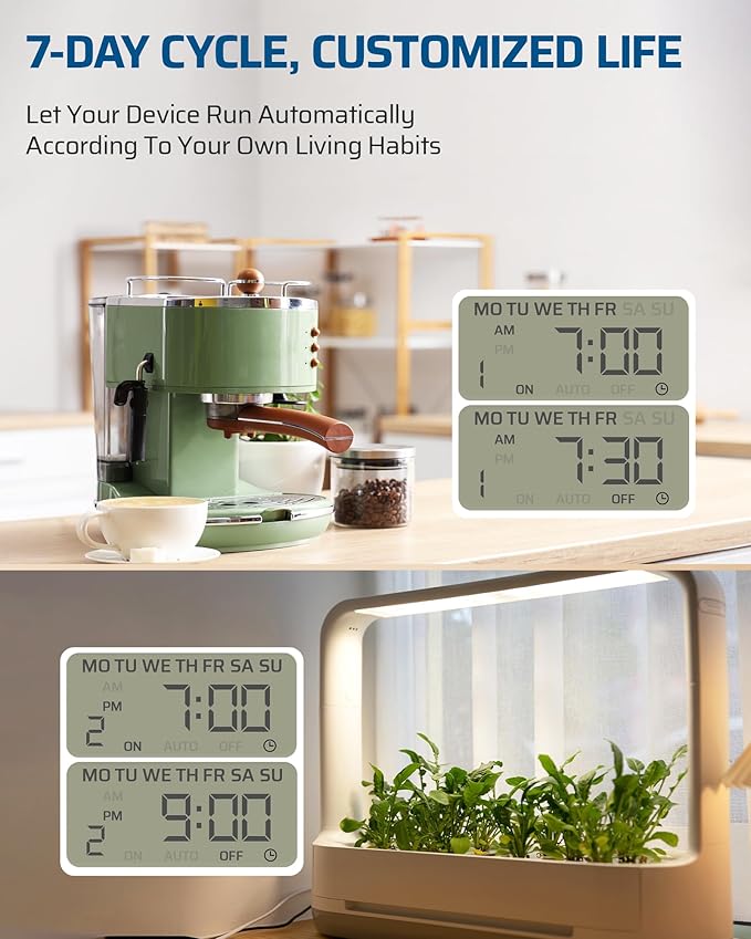 DEWENWILS 7 Day Heavy Duty Timers - Image 3