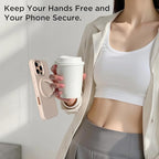 Magnetic Phone Ring Grip Holder, Silicone Finger Loop Grip, Compatible - Image 8