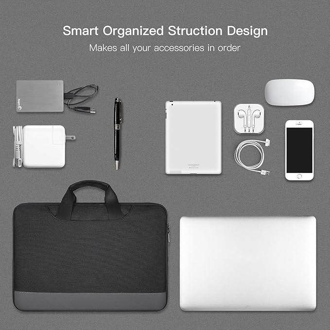 imComor 15.6 Inch Laptop Sleeve Bag, Men Women TSA Case - Image 3