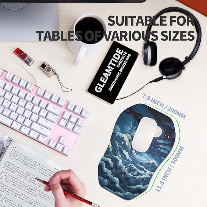 Ergonomic Raised Mouse Pad Wrist Support - Image 5