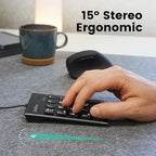 Perixx PPD-202 Wired 19 Keys Slim Numeric Keypad, Big Print Font, Silent - Image 5