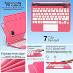 for iPad Pro 13 Inch Case with Keyboard，Magic-Style Magnetic – 7 Colors - Image 5