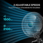 VIVOSUN AeroWave A6 6-Inch Clip-on Fan, Patented Portable Indoor Fan - Image 6