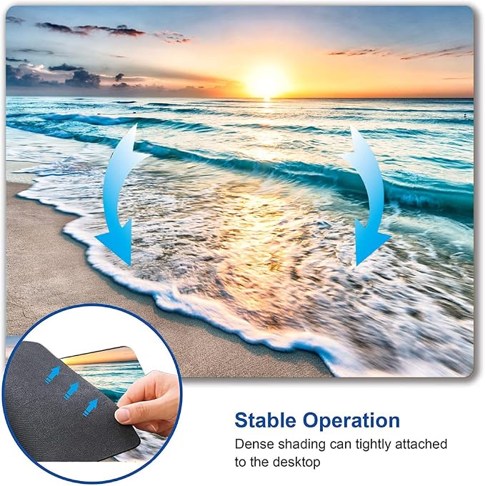 Mouse Pad, Premium-Textured Mouse Mat, Non-Slip Rubber Base Mousepad - Image 6