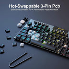 Hexgears Immersion A3 Low-Profile Wireless Mechanical Keyboard, TKL - Image 4