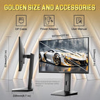 SANSUI 24.5 Inch Gaming Monitor 300Hz, QHD 2560×1440 Computer Monitor, 1ms Fast - Image 9