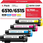 6510 6515 Toner Cartridge 106R03480 106R03477 106R03478 106R03479 Replacement by JCTONER