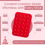 SUCKY Silicone Suction Phone Case Adhesive Octo Cup Buddy Mount - Image 4