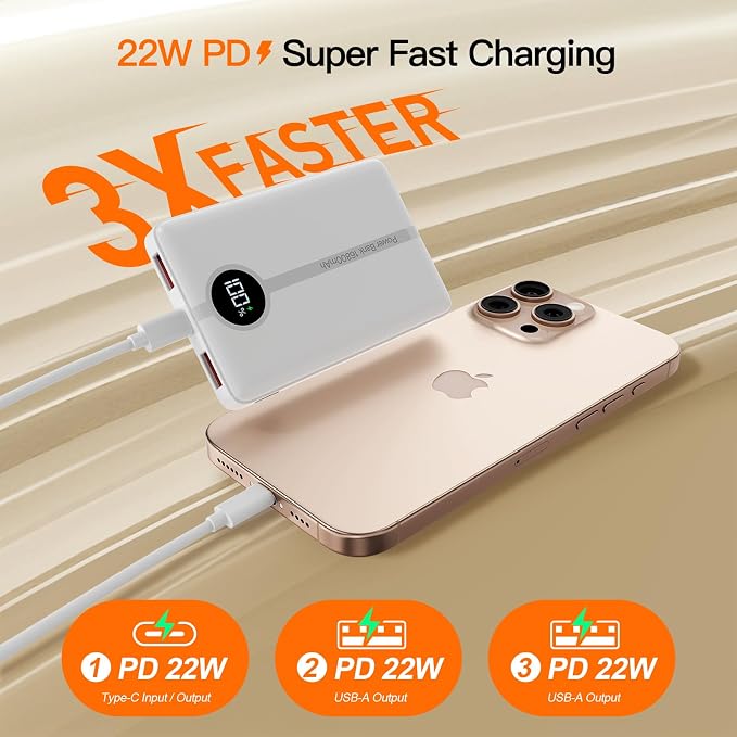 Magnetic Portable Charger, 16800mAh Wireless Power Bank, - Image 8