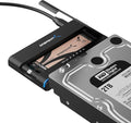 SABRENT USB 3.2 Type C M.2 PCIe NVMe + 2.5/3.5 Inch SSD & HDD Converter by SABRENT