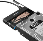 SABRENT USB 3.2 Type C M.2 PCIe NVMe + 2.5/3.5 Inch SSD & HDD Converter by SABRENT