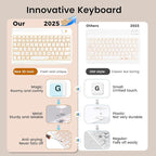 Keyboard Case for iPad Air 11-inch M2/Air 5th 4th Generation, 7-Color Backlit - Image 3