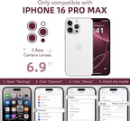 BERFY Magnetic for iPhone 16 Pro Max Case, Compatible - Image 9