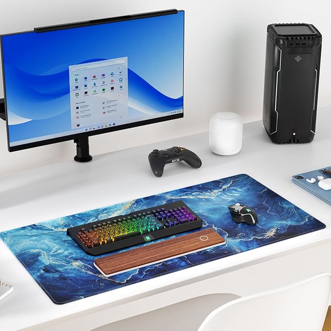 KTRIO Large Gaming Mouse Pad Desk Mat, Superior Micro-Weave Cloth, Non-Slip - Image 6