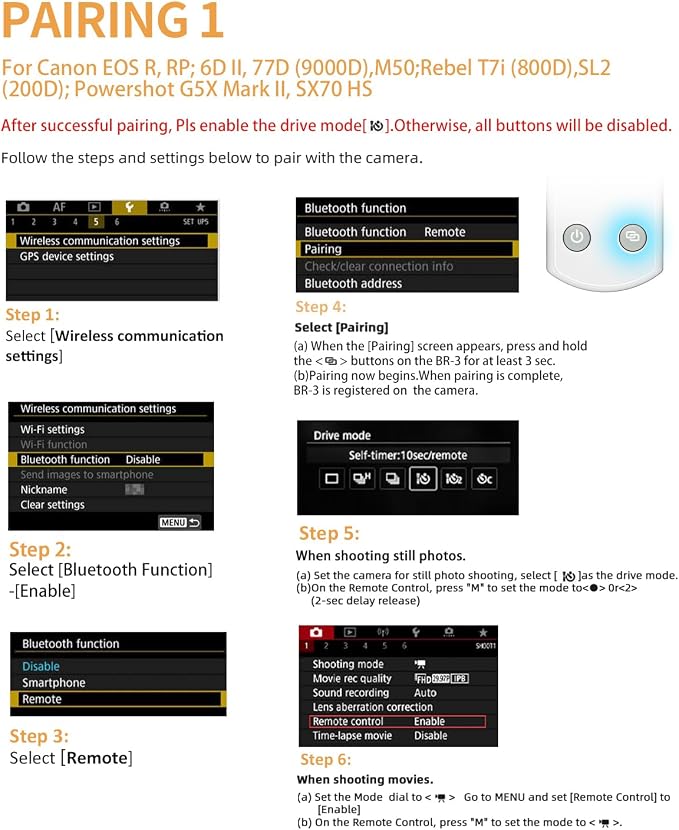 for Canon Wireless Camera Remote Control - Image 7