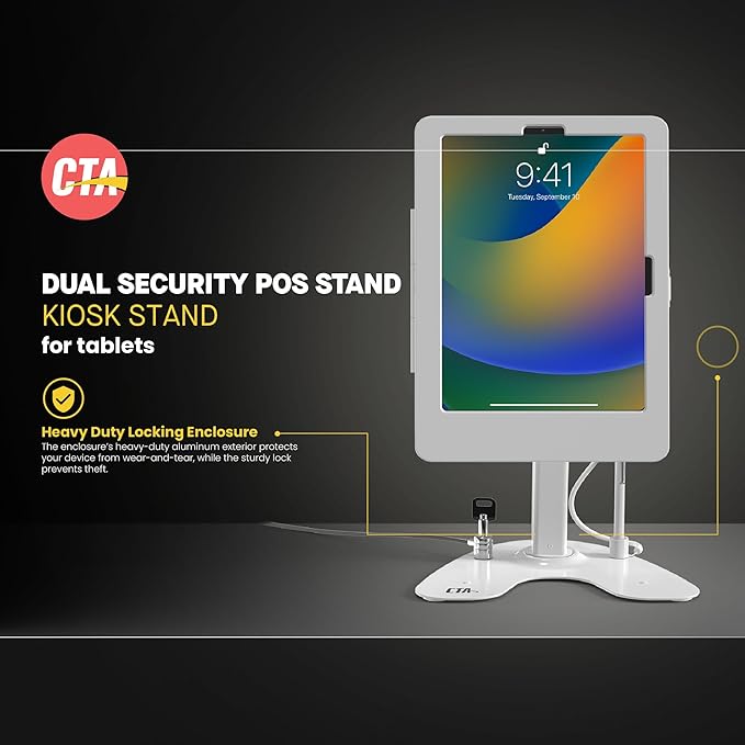Dual Kiosk Stand – CTA Dual Security Kiosk Stand - Image 2
