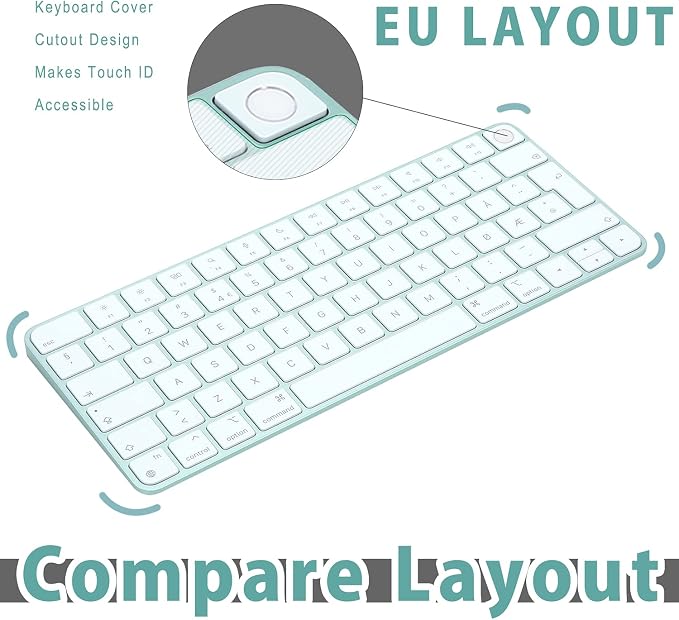 Keyboard Cover for New M4 iMac Magic Keyboard Model A3118/A2449, Touch ID - Image 2