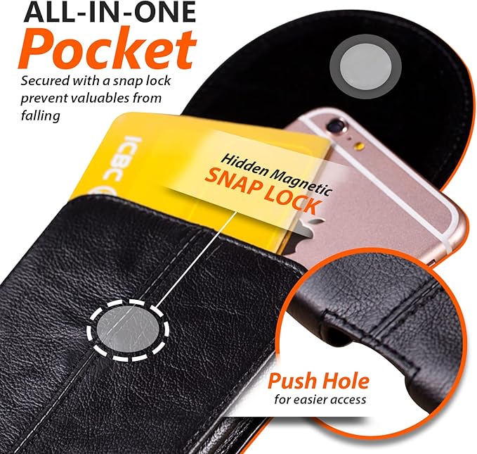 Hengwin Genuine Leather Cell Phone Holster - Image 4