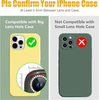 AGVEE 3+3 6 Pack for iPhone 13 Pro 6.1" / 13 Pro Max 6.7" Camera Lens Cover - Image 3