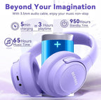 BERIBES Bluetooth Headphones Over Ear, 65H Playtime and 6 EQ Music Modes - Image 5