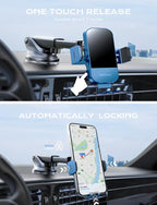 CHGeek Wireless Car Charger, 15W Fast Charging Auto Clamping Car Charger Phone - Image 4