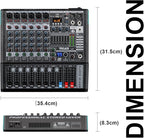 8 Channel Streaming Audio Mixer, Sound Board Mixing Console - Image 8
