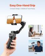 VEVOR Gimbal Stabilizer for Smartphone, 3-Axis Stabilization, Phone Gimbal for - Image 5