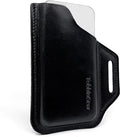 TobbinGear Leather Belt Phone Pouch, Left Handed Leather Cell Phone Holster by TobbinGear