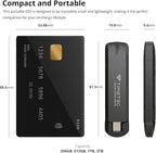 Timetec 1TB Pro Portable USB 3.2 Gen 2 Type-C/Type-A SSD Read Speed 1000MB/s - Image 3